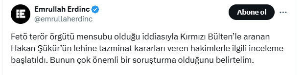 Son Dakika... Çok sayıda hakime FETÖ incelemesi