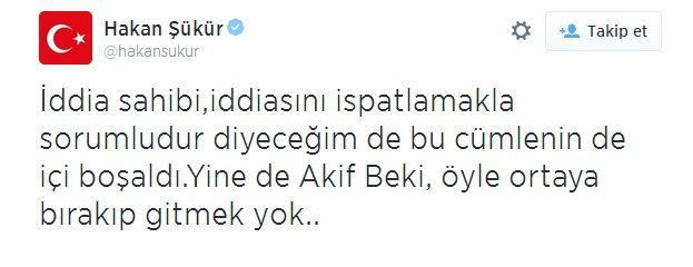 Hakan Şükür'den Akif Beki'ye sert yanıt! - Resim : 4