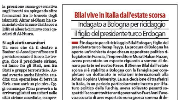 İtalyan basını yazdı: 'Bilal Erdoğan hakkında soruşturma açıldı!'