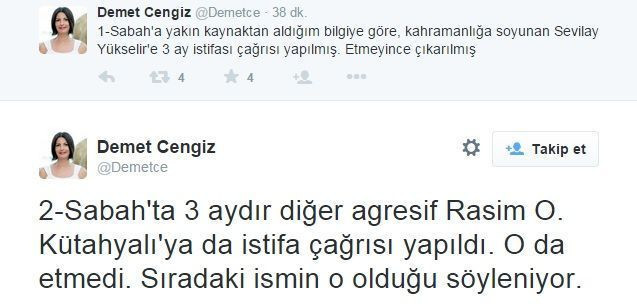 Gazeteci Rasim Kütahyalı istifaya mı zorlandı?