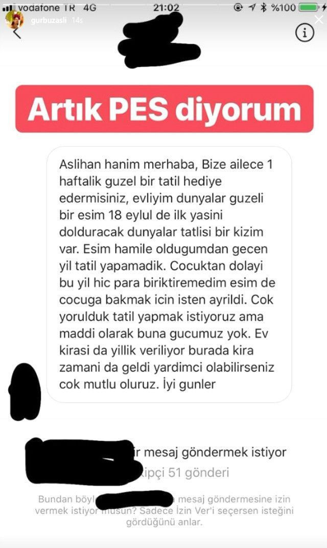 Aslıhan Gürbüz'den takipçisine sert tepki!