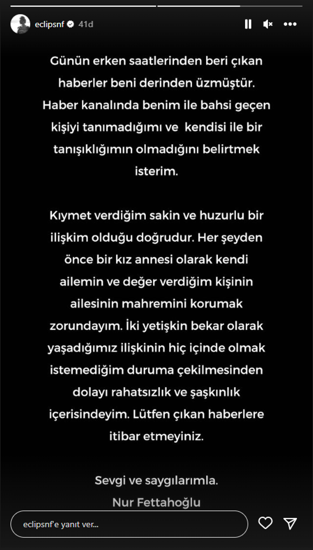 Evli adamla öpüştüğü iddiası magazin gündemine bomba gibi düşmüştü! Nur Fettahoğlu açıklama yaptı