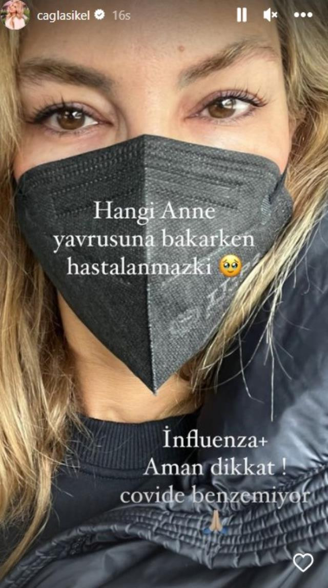 Çağla Şıkel'den üzen haber! Eve kapandı herkesi uyardı