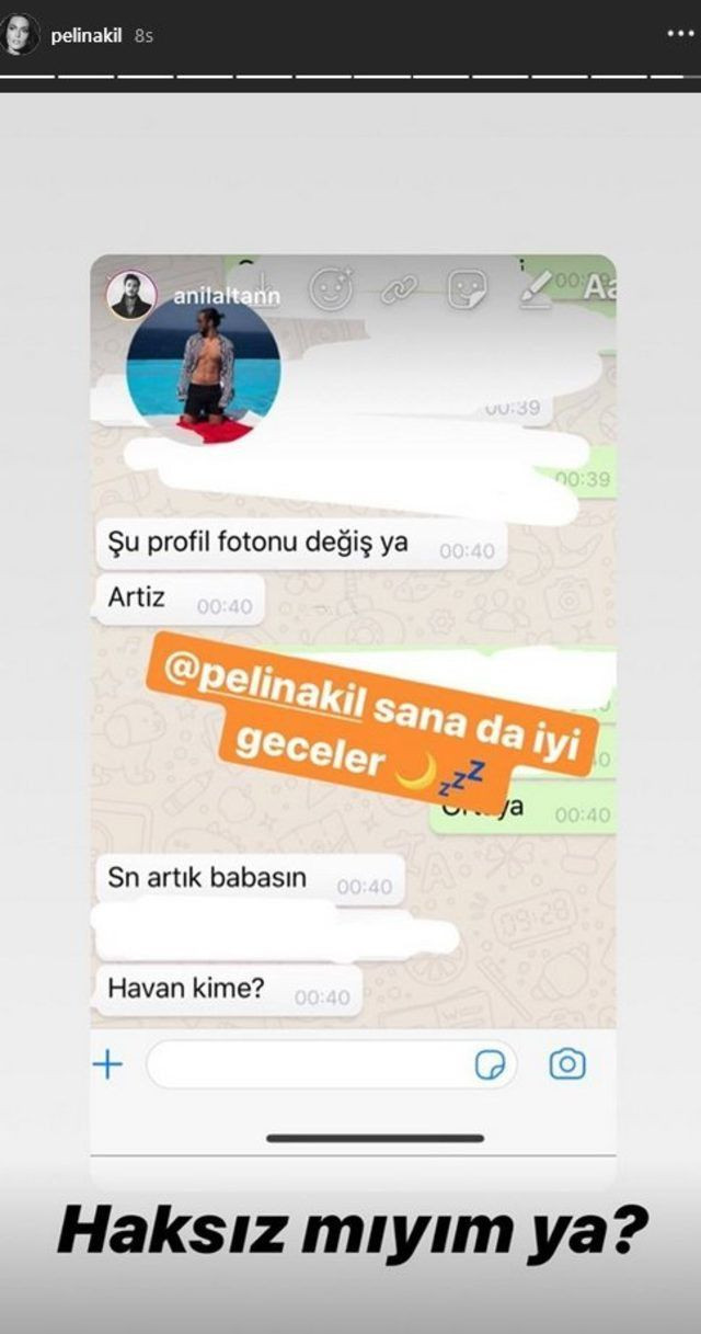 Pelin Akil’den eşine uyarı: 'Sen artık babasın!'