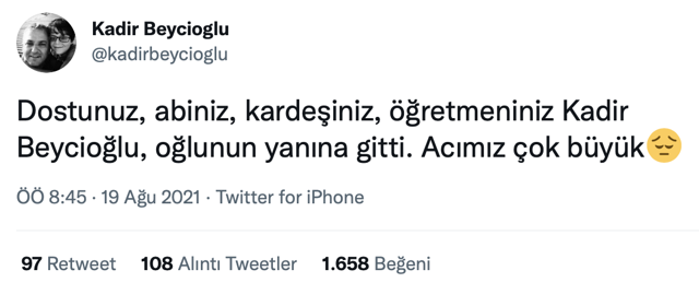 Adana Altın Koza Film Festivali Direktörü ve akademisyen Kadir Beycioğlu hayatını kaybetti!