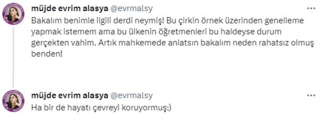 Evrim Alasya'Fahişe' diyen takipçisine açtı ağzını yumdu gözünü: Huzurunu kaçıracağım - Resim : 2