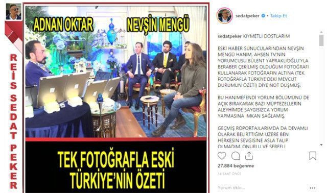 Sedat Peker ile Nevşin Mengü, sosyal medya üzerinden birbirine girdi! - Resim : 2