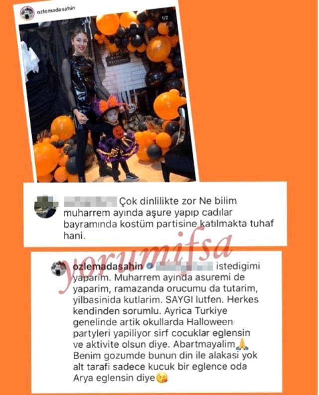 Berkay'ın eşi Özlem Ada Şahin'e Cadılar Bayramı linci - Resim : 2