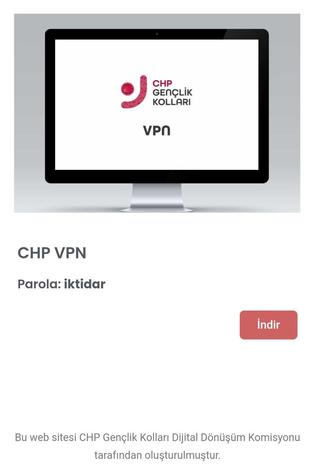 CHP'den internet kısıtlamalarına karşı VPN hizmeti