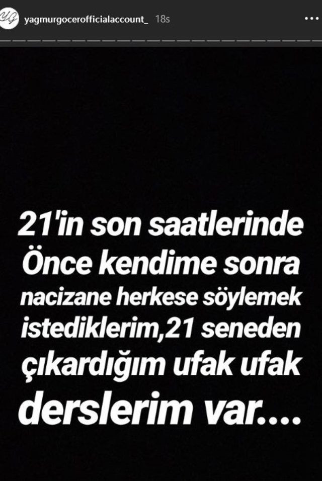 Ferhat Göçer'in kızı Yağmur'dan manidar paylaşım!