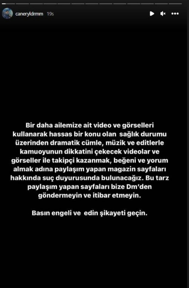 Hande Erçel'in yeğeni Mavi'den üzen haber gelmişti! Gamze Erçel'in eşi Caner Yıldırım'dan büyük isyan