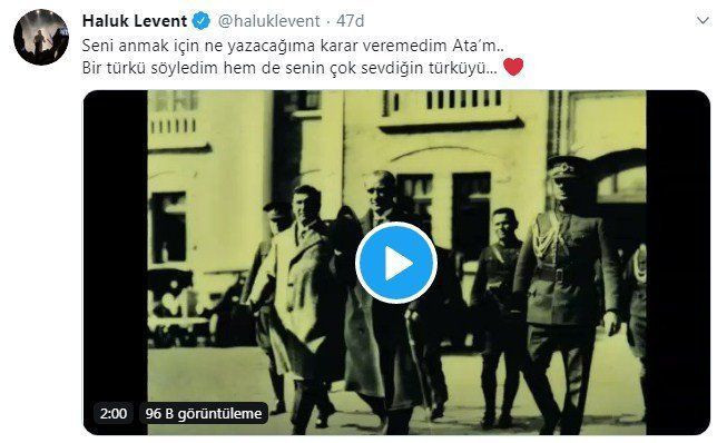 Ünlülerden Atatürk paylaşımları! - Resim : 12