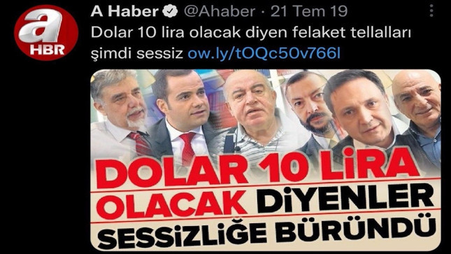 Bir dolar 10 lira oldu... Özgür Demirtaş'tan A Haber'e yanıt geldi - Resim : 2