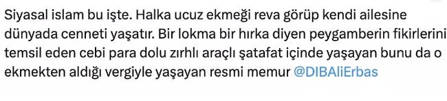 Diyanet İşleri Başkanı Ali Erbaş'ın kızı Feyza Erbaş'ın paylaşımı çok tepki çekti! Dolar kuruna sitem edince tepkiler gecikmedi - Resim : 3