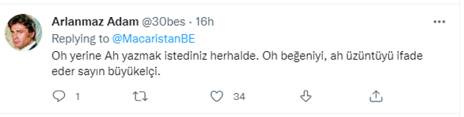 Macaristan Büyükelçisinin 'Cüneyt Arkın'  paylaşımı alay konusu oldu. Büyükelçi, dilbilgisi hatası yapınca yorum üstüne yorum yağdı - Resim : 4