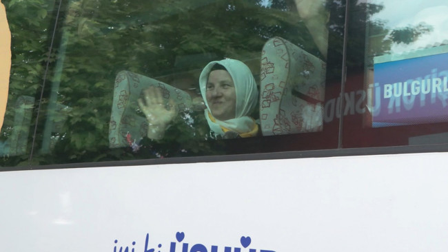 İlk hac kafilesi Harem'den uğurlandı - Resim : 2