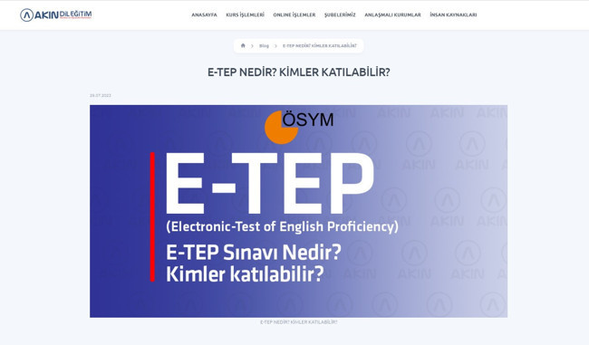 ÖSYM'den öğrencilere yeni sınav: Hazır mısınız e-TEP geliyor!