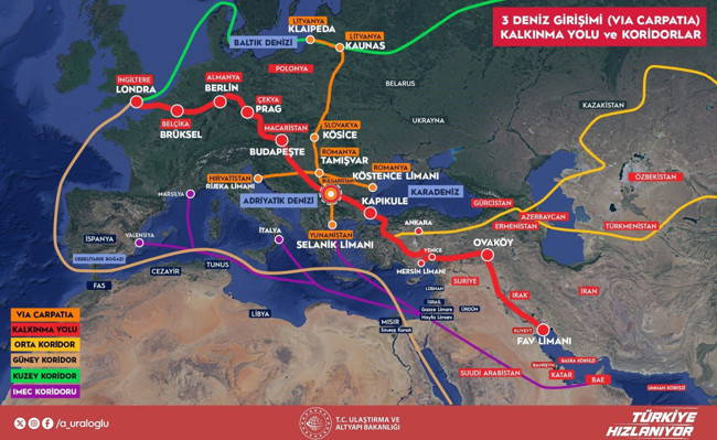 Bakan Uraloğlu: "Via Carpatia Otoyolu ile Ortadoğu'daki ticaret yolları Türkiye üzerinden bütün Avrupa'ya bağlanacak"