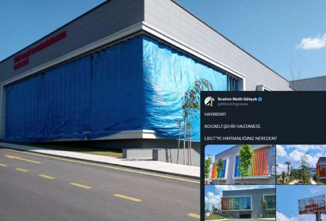 Melih Gökçek LGBT dedi, Kocaeli Şehir Hastanesi anında değiştirdi! - Resim : 2