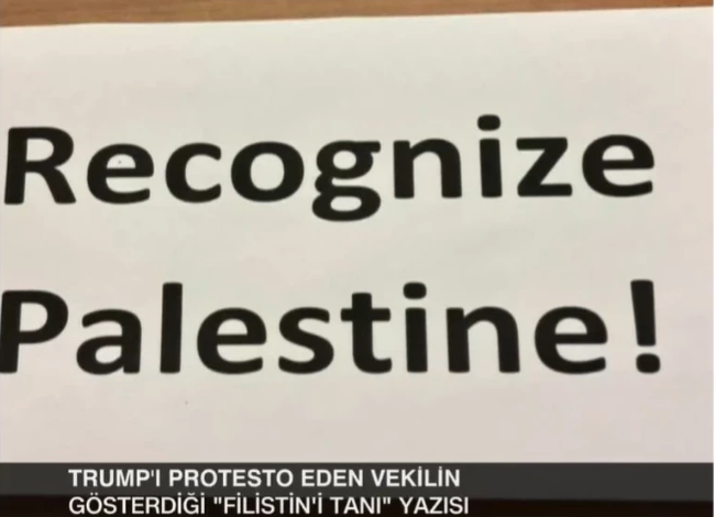 İsrail Meclisi’nde Trump’a büyük şok! Sözleri yarım kaldı, tansiyon yükseldi...