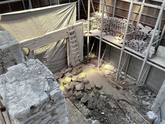 Kız Kulesi'nin restorasyon çalışmalarında sona doğru: Restorasyondan önce duvarlardan midye kabuğu çıktı