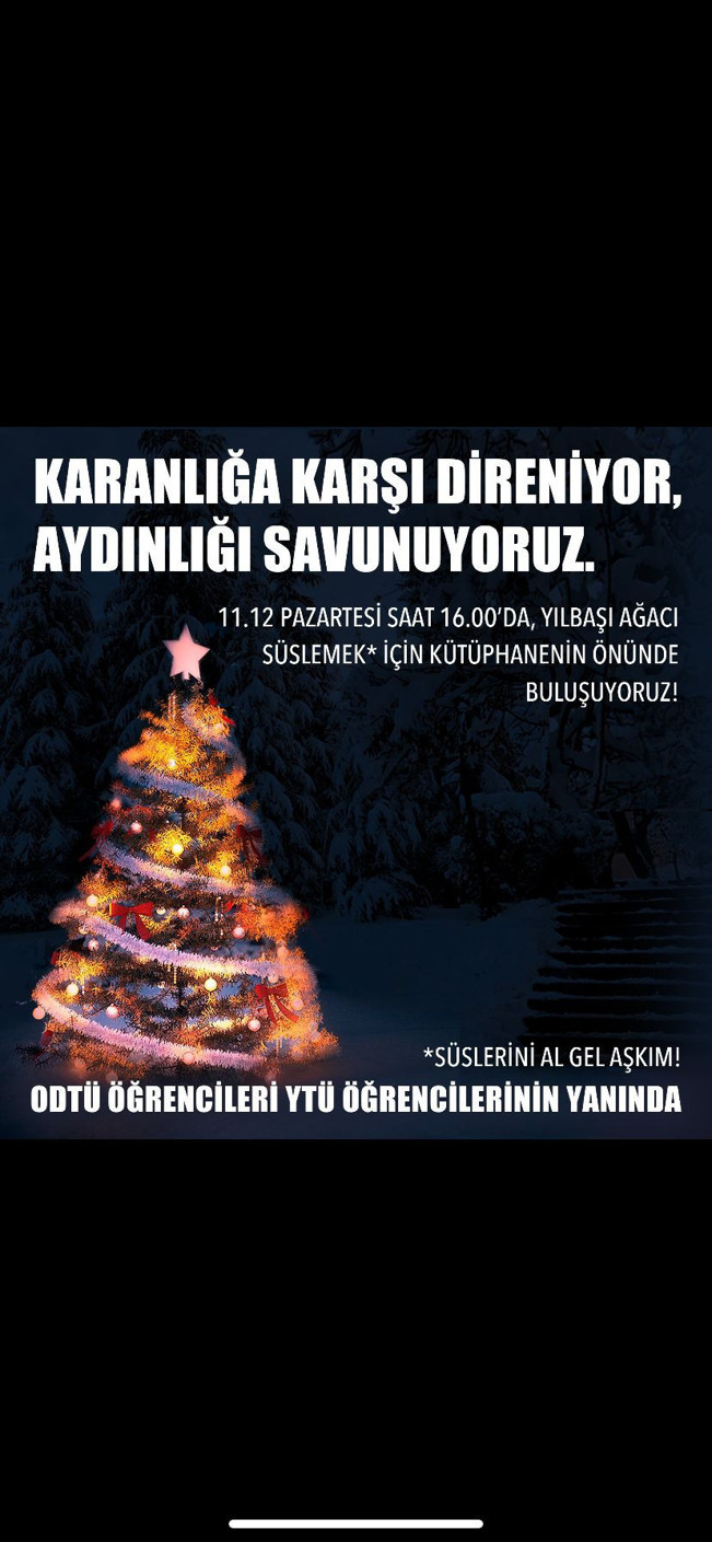 Yıldız Teknik Üniversitesi öğrencilerinden ağaç nöbeti - Resim : 2