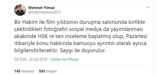 Mahkeme salonundan Kıvanç Tatlıtuğ paylaşımına inceleme!