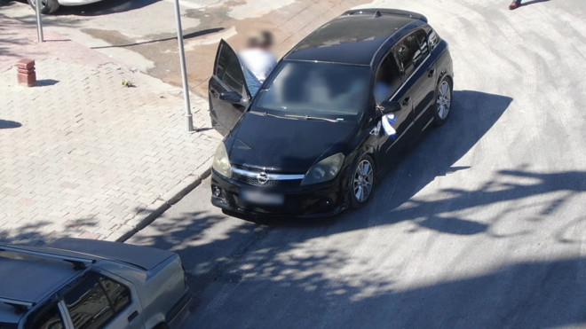 Uyanıklığı işe yaramadı! Drondan kaçamayan sürücüye ceza!