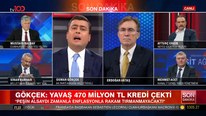 Mansur Yavaş 'Usulsüzlük' yaptı! Osman Gökçek iddiayı tv100’de gündeme getirdi: Ankara'da su yüzde 89 daha pahalı