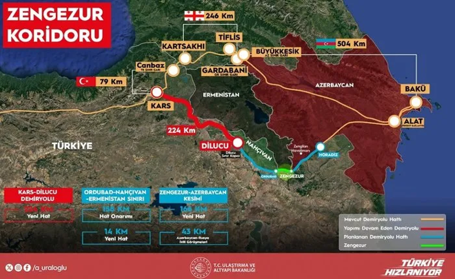 Zengezur Koridoru'nda tarihi gün! Bakan Uraloğlu, tv100'e özel açıklamalarda bulundu