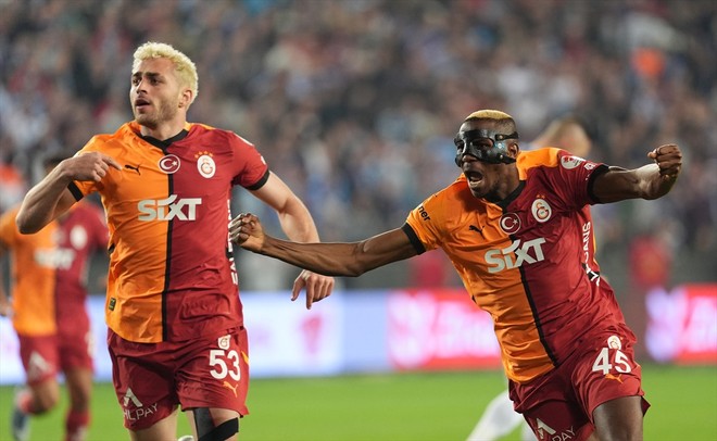 Ziraat Türkiye Kupası'nda zafer Galatasaray'ın! Victor Osimhen, Trabzonspor karşısında attığı gollerle tarihe geçti