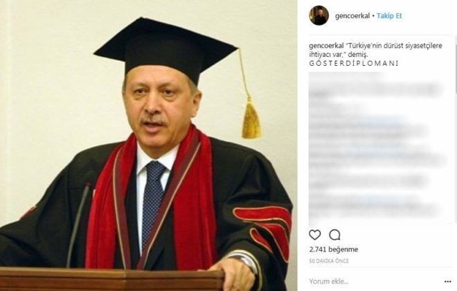 Genco Erkal’dan Cumhurbaşkanı Erdoğan’a diploma çağrısı