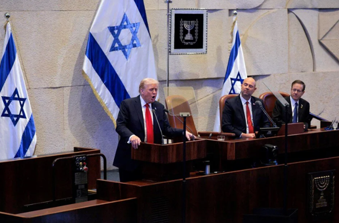 İsrail Meclisi’nde Trump’a büyük şok! Sözleri yarım kaldı, tansiyon yükseldi... - Resim : 2