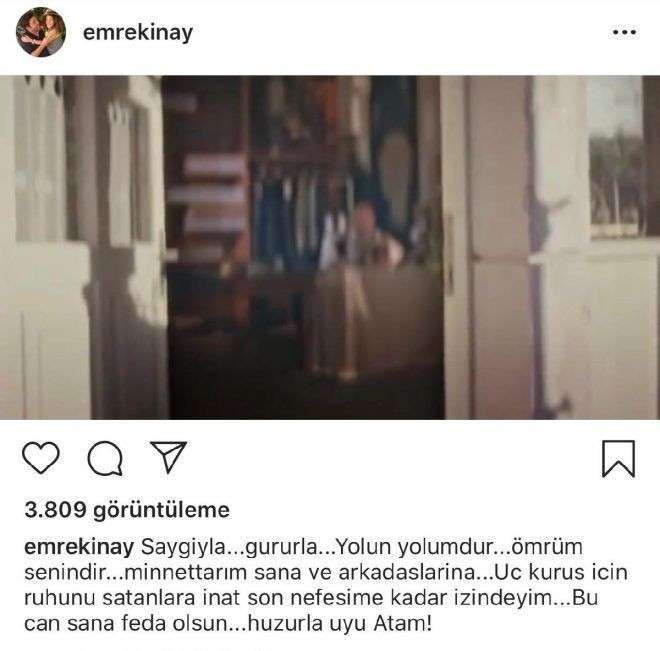 Ünlülerden Atatürk paylaşımları! - Resim : 5