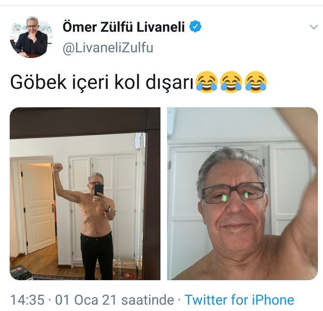 Zülfü Livaneli'nden şaşırtan paylaşım