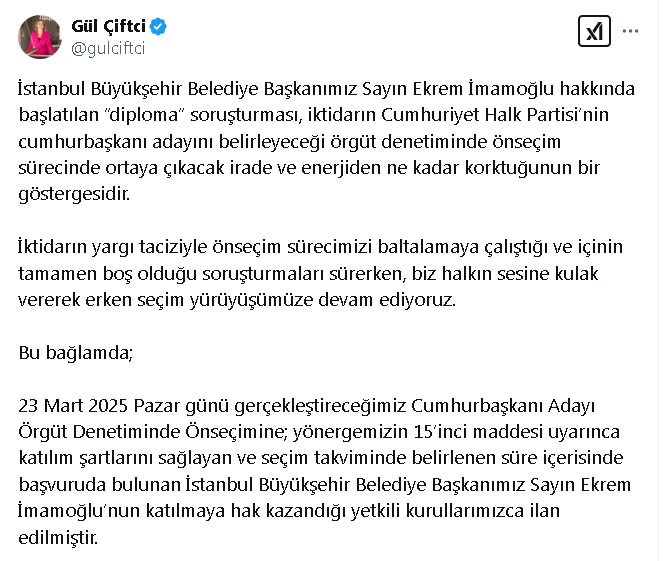 İmamoğlu adaylığa resmen hak kazandı! CHP’den 'önseçim' açıklaması