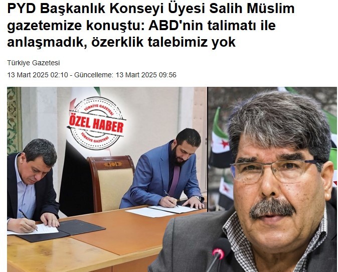 Nevşin Mengü Görüştüğü İçin Ceza Almıştı. Türkiye Gazetesi Salih Müslim İle Röportaj Yaptı