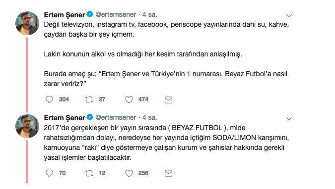 Ertem Şener'den canlı yayında rakı içtiği iddiasına yanıt!