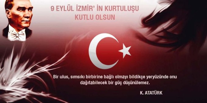 9 Eylül İzmir'in Kurtuluşu mesajları ve sözleri 2024! En güzel, uzun, kısa, anlamlı, resimli, farklı 9 Eylül İzmir'in Kurtuluşu kutlama mesajları - Resim : 2