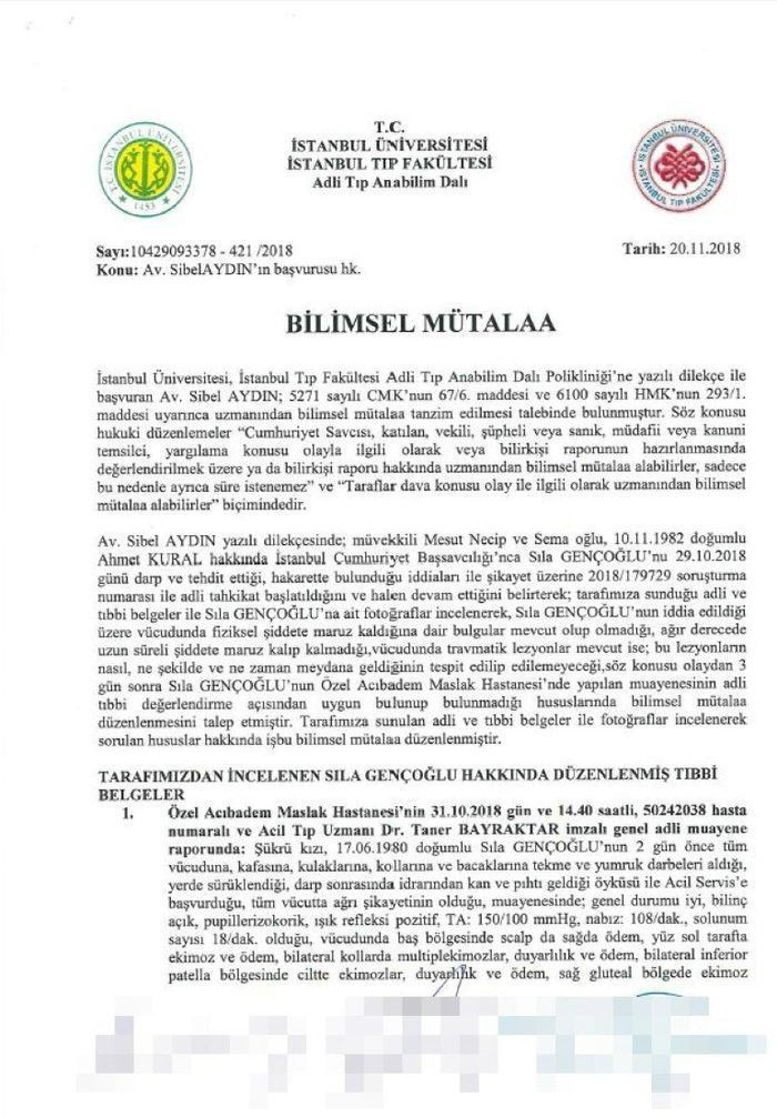 Sıla - Ahmet Kural soruşturmasının seyrini değiştirecek rapor! - Resim : 2