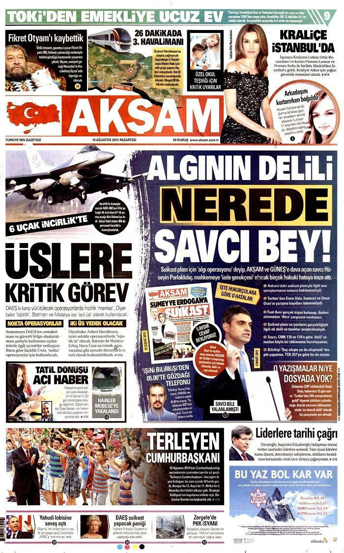 Akşam'ın sahte 'belge' ısrarı!
