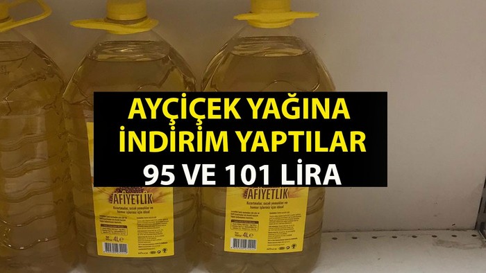 Migros'ta ayçiçek yağına büyük indirim: 95 TL