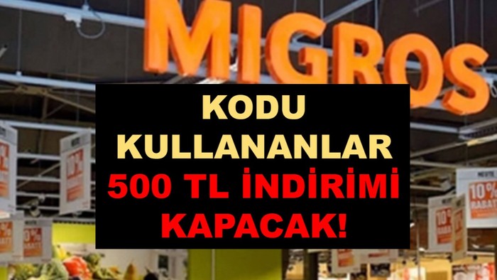 O kodu kullananlar 500 TL daha az para ödeyecek