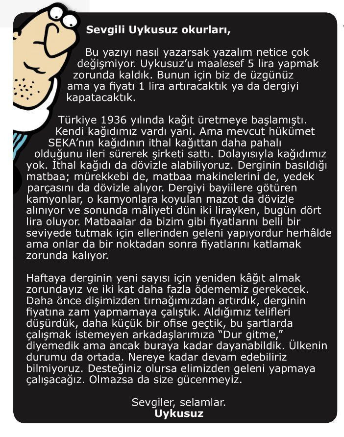 Dolar kurunun vurduğu LeMan dergisi 'cep boy' çıktı, Uykusuz'a zam geldi! - Resim : 2