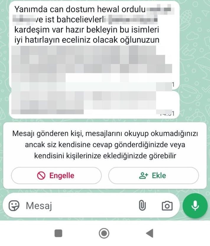 Minguzzi ailesini tehdit eden 4'ü çocuk 5 şüpheli tutuklandı - Resim : 2