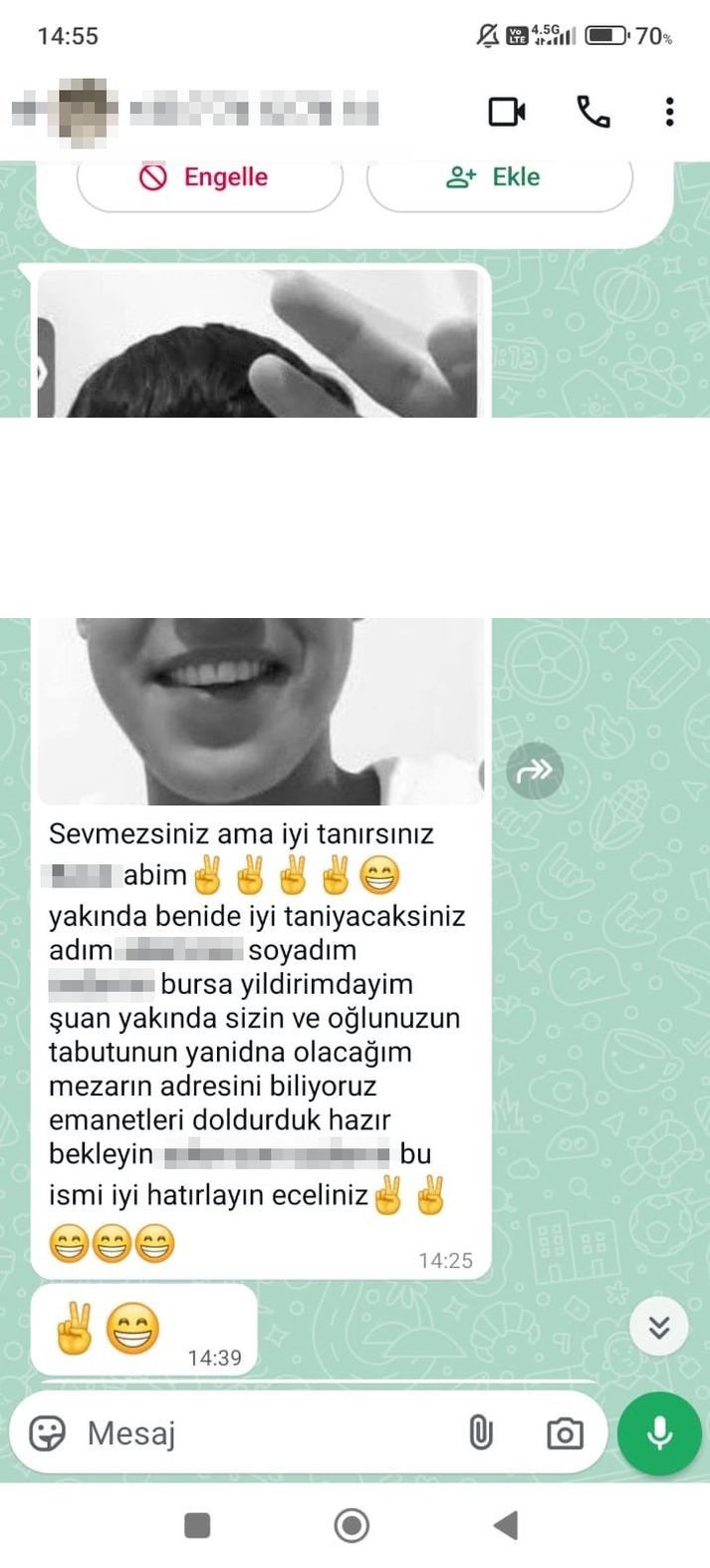 Minguzzi ailesini tehdit eden 4'ü çocuk 5 şüpheli tutuklandı