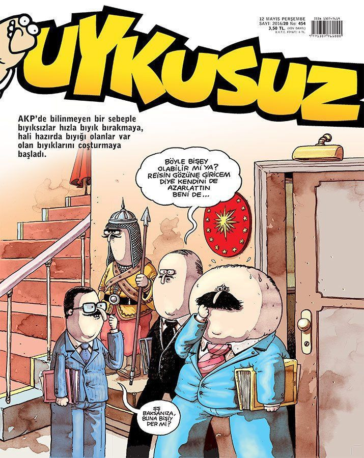 'Hükümetin bıyıklıları' Uykusuz'a kapak oldu!