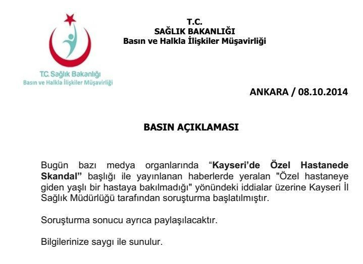 O haberler Sağlık Bakanlığı'nı harekete geçirdi!