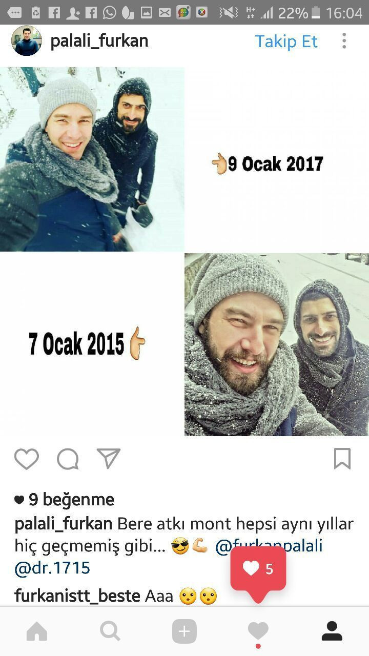 Oyuncu Furkan Palalı'dan 2 yıl sonra aynı yerde aynı poz! - Resim : 2