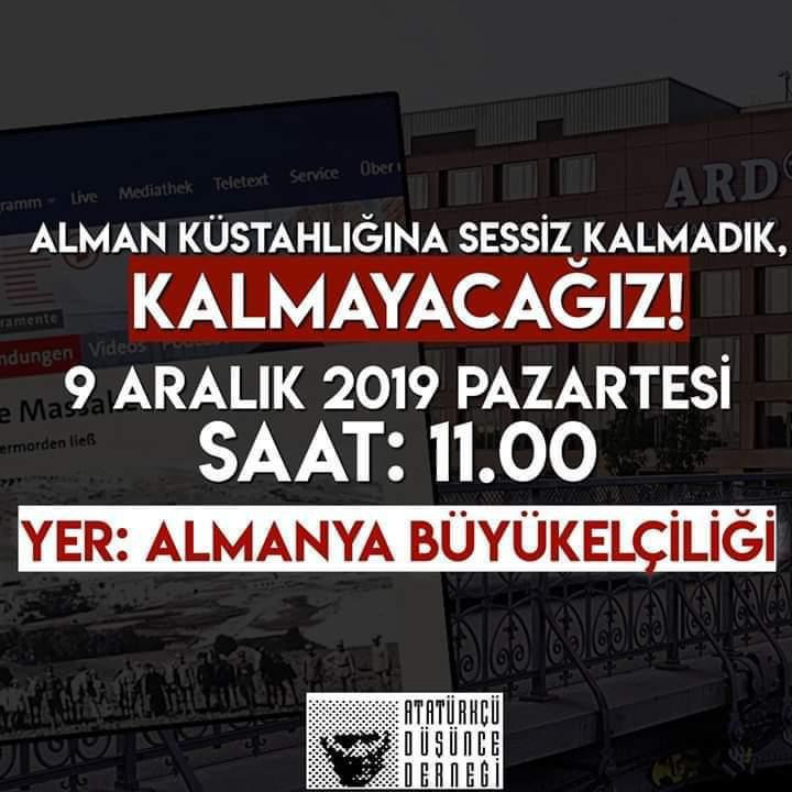 ADD'den Alman Konsolosluğu'dan eylem hazırlığı